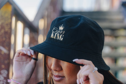 Cigar King Black Bucket Hat