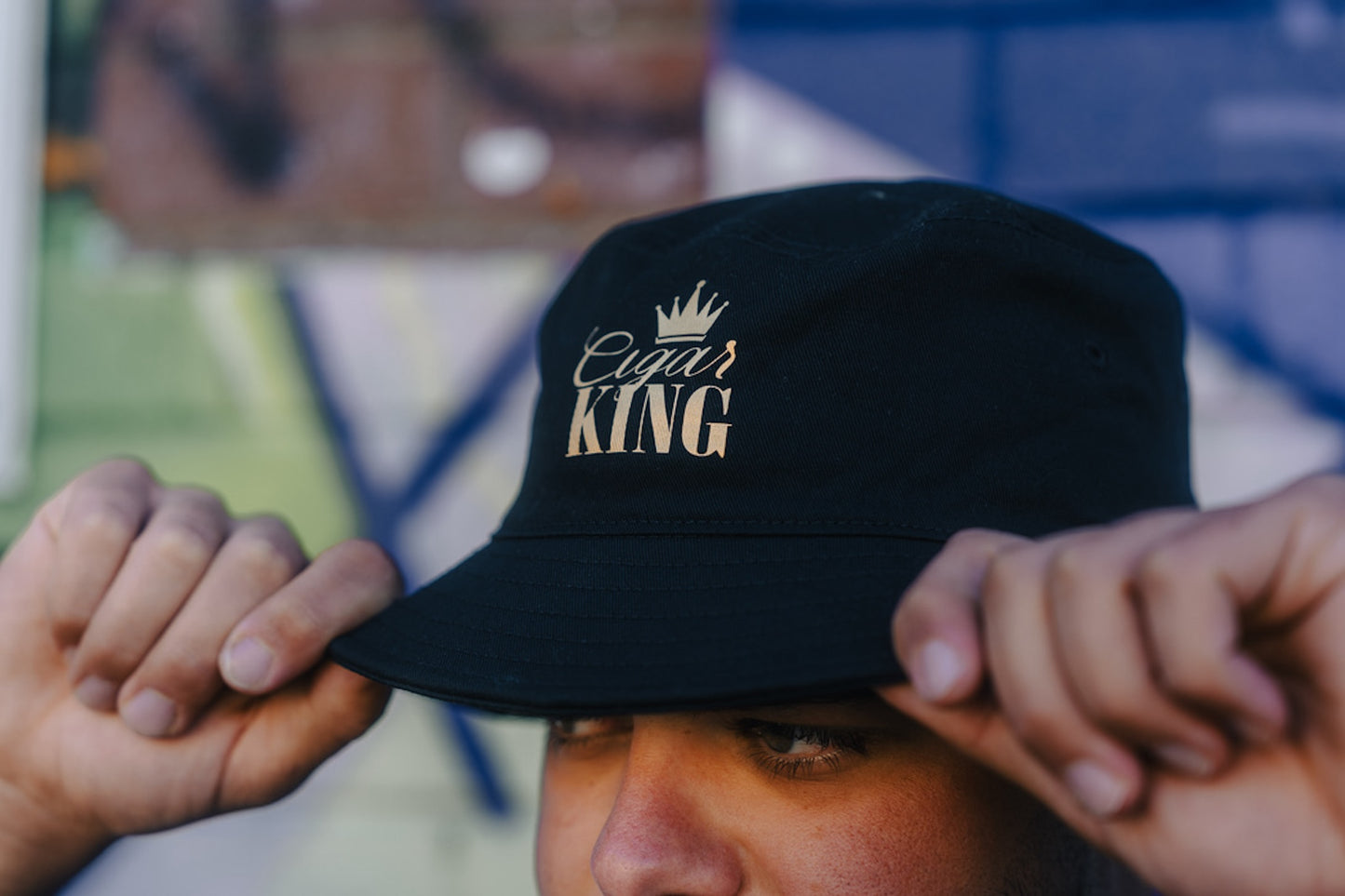 Cigar King Black Bucket Hat