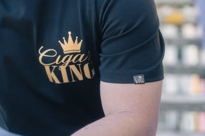 Cigar King Premium Cotton Black T-Shirt