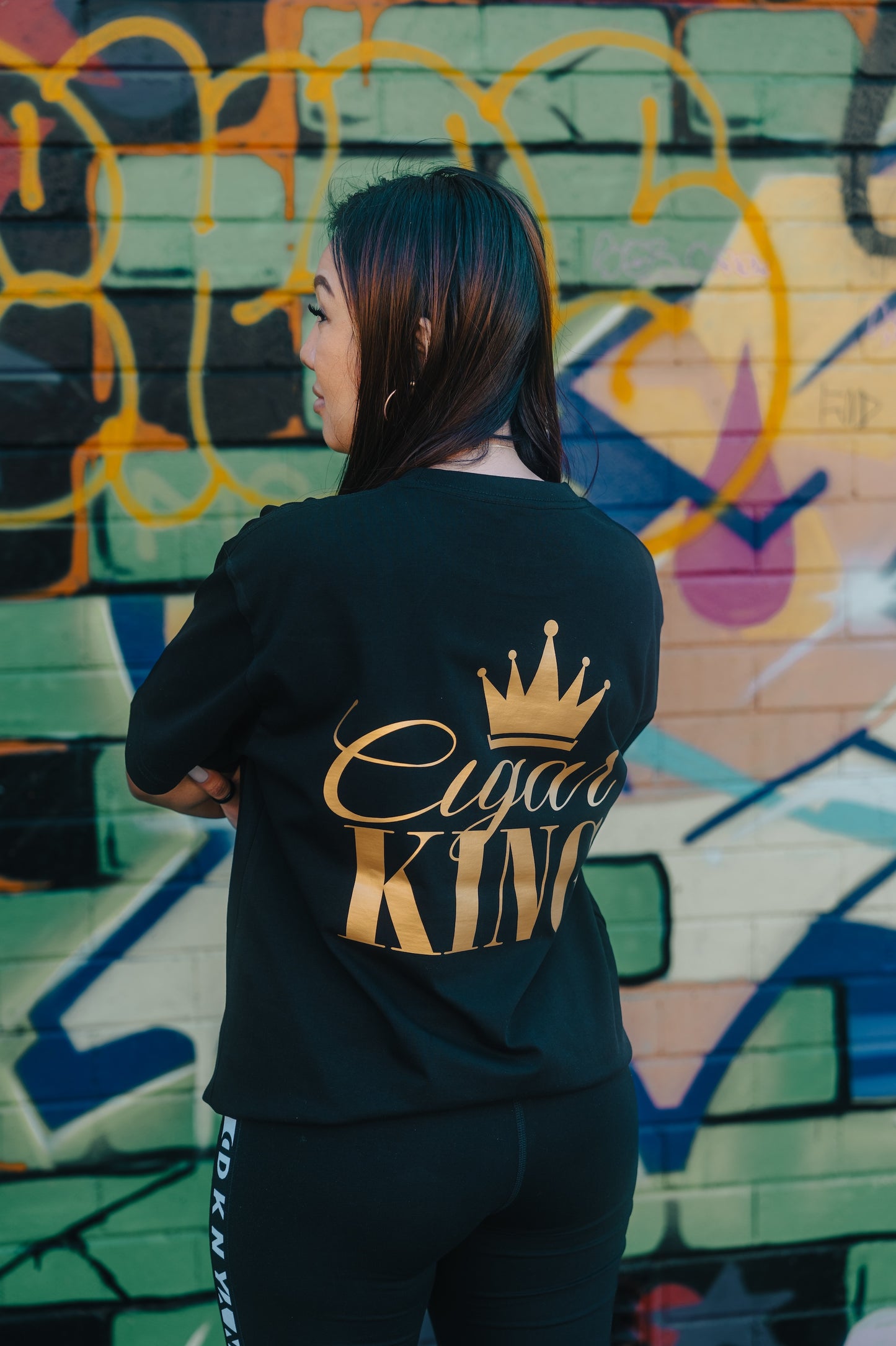 Cigar King Premium Cotton Black T-Shirt