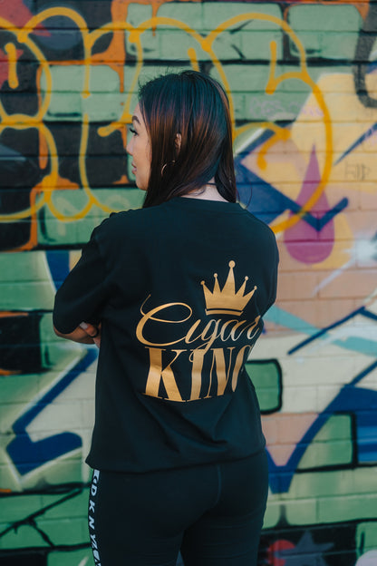 Cigar King Premium Cotton Black T-Shirt