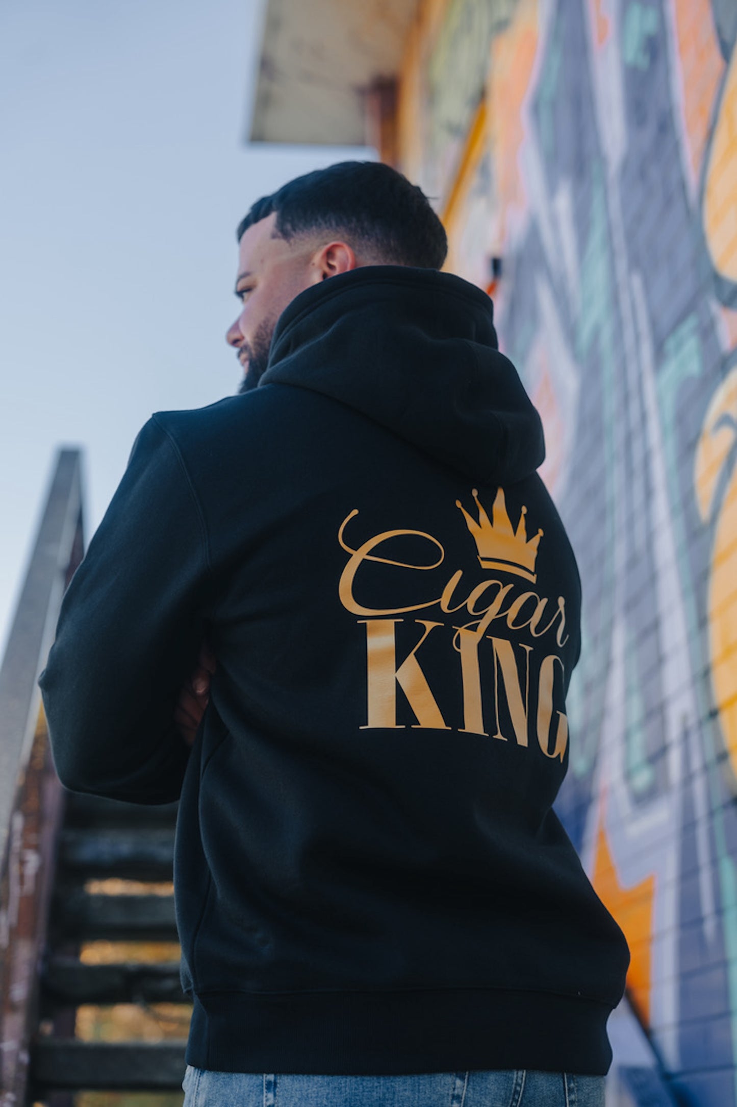 Cigar King Premium Black Hoodie